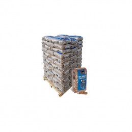 Granulés de bois en sac 15 kg origine Belgique Demi-Palette de 35 sacs -  Née Combustibles